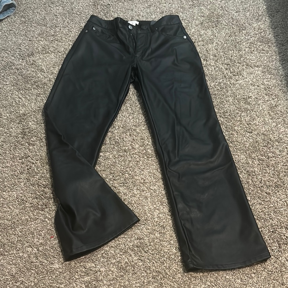 H&M Black Flare Wide Leg Jeans